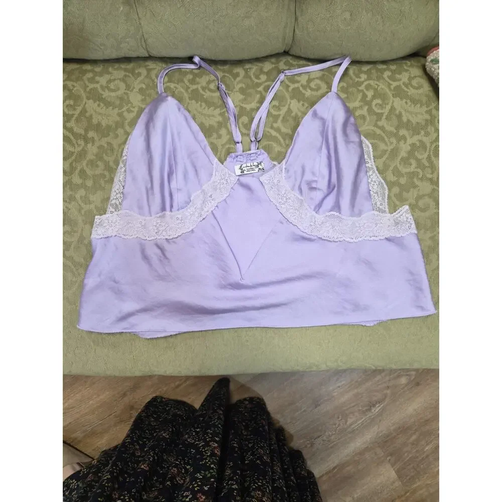 Free People Intimately Free People Silk Lace Top Medium